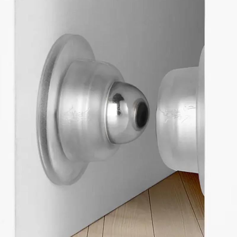 1 Stück Tür-Touch-Silikon Anti-Kollision Türanschlag Türstopper Magnetische Türfang Türfang für Hotel Haushalt Starker Magnet Stark Leise