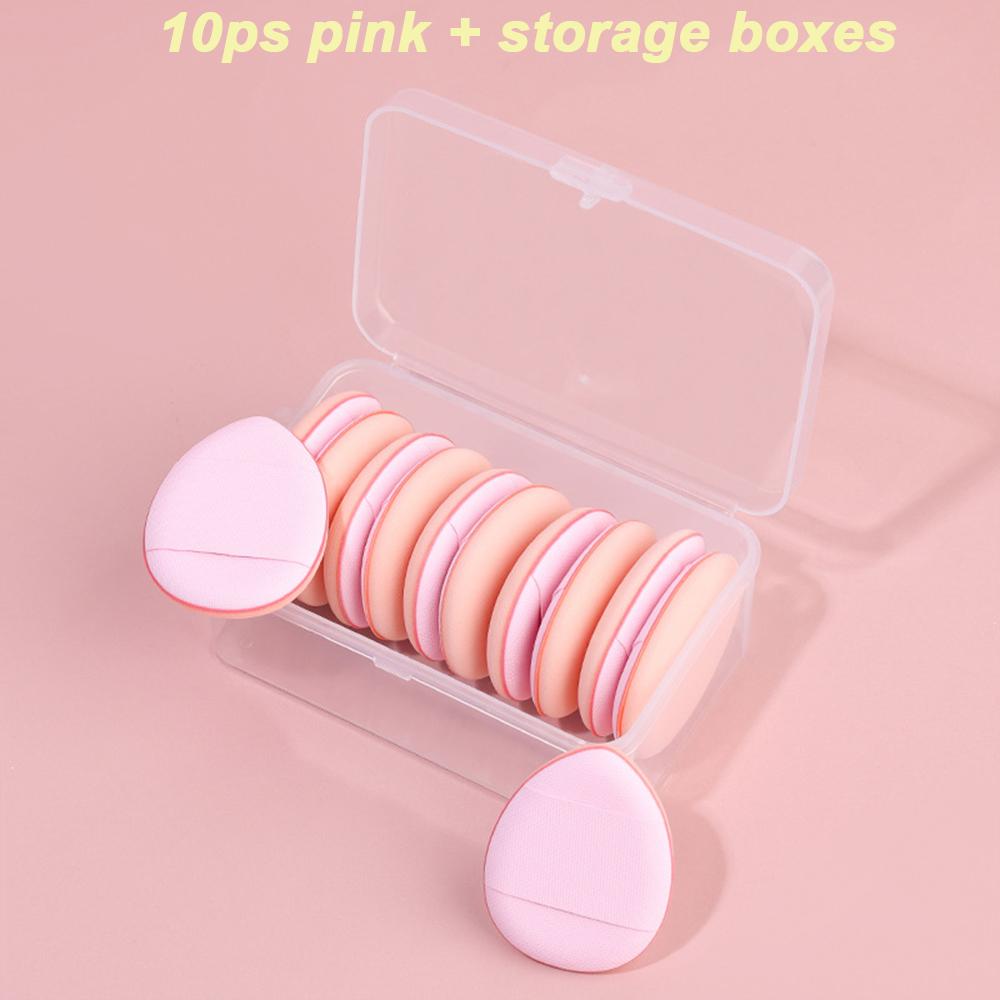 1/6/10Pcs Mini Finger Puff Foundation Small Air Cushion Powder Sponge Face Concealer BB Cream Cosmetic Applicator Makeup Tools
