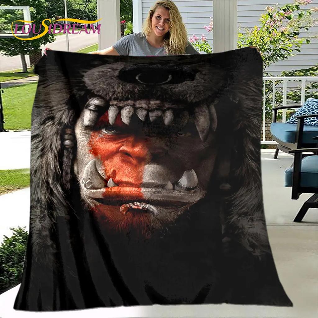 WOW, World of Warcraft Game Gamer Soft Plush Blanket,Flannel Blanket Throw Blanket for Living Room Bedroom Bed Sofa Picnic Cover