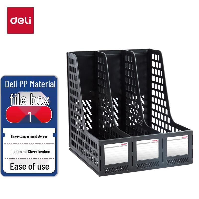 Deli 3-Tier Detachable Mesh Desktop File Organizer