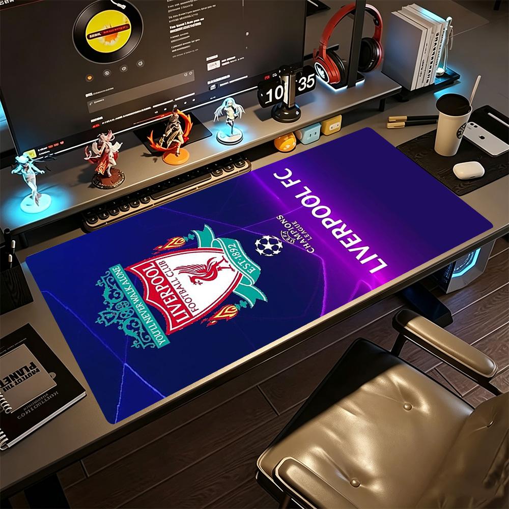Liverpool Large Mouse Pad Office Mouse Mats Computer Desk Keyboard Mat Non-Slip Rubber Base Suitable for Office Gaming PC Laptop