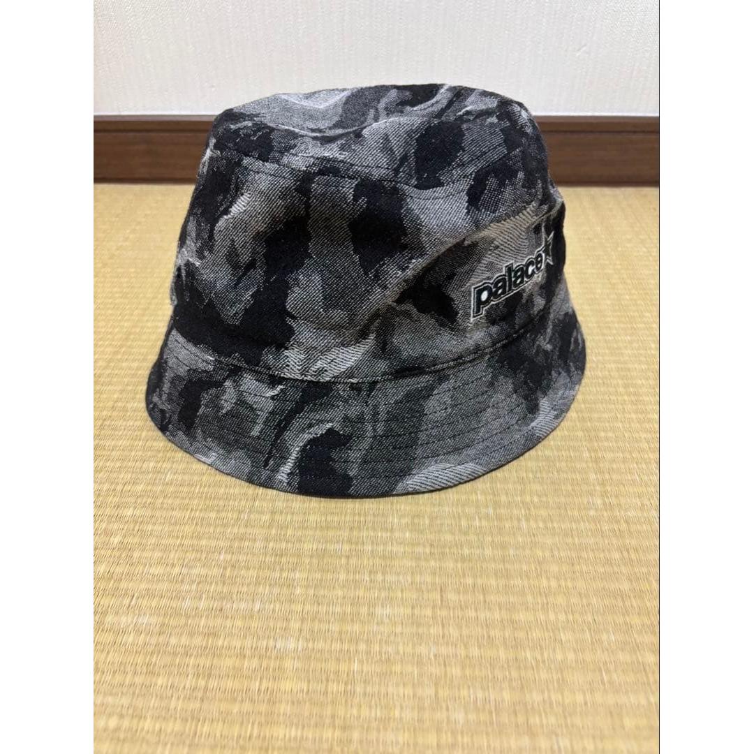 Used PALACE P STAR BUCKET HAT BK denim bucket hat