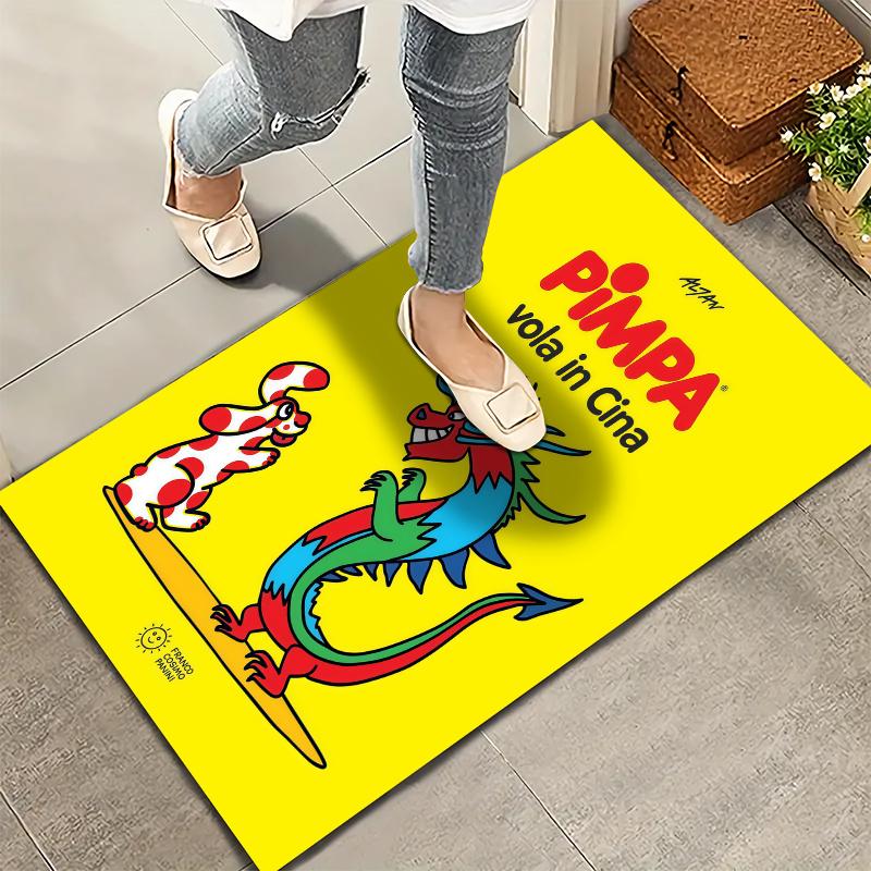 Pimpa Carpet Rug for Living Room Bedroom Home Sofa Decoration,Kids play Nonslip Floor Mat