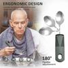 Adaptivt Bestickset Rostfritt Stål Böjbart Bestickset för Handskakningar Äldre, Artrit, Parkinsons-Byggda Bestick