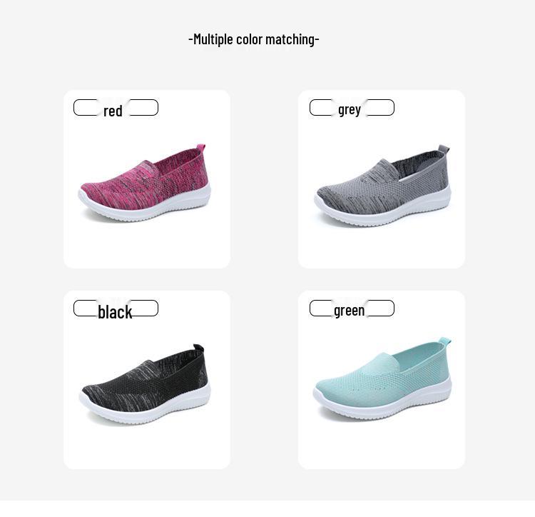 Women's Comfortable Old Beijing Cloth Shoes, Spring 2026 Arrival - Breathable Soft Sole for Seniors
