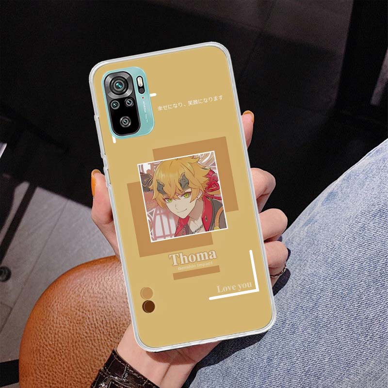 

Чехол Genshin Impact Love для телефона Xiaomi Redmi Note 10 Pro Max 10S 9 9S 9T 8 8T 11T 11S 11 5G 11E 7 6 5 4X Coque Redmi Note 4 (4X)