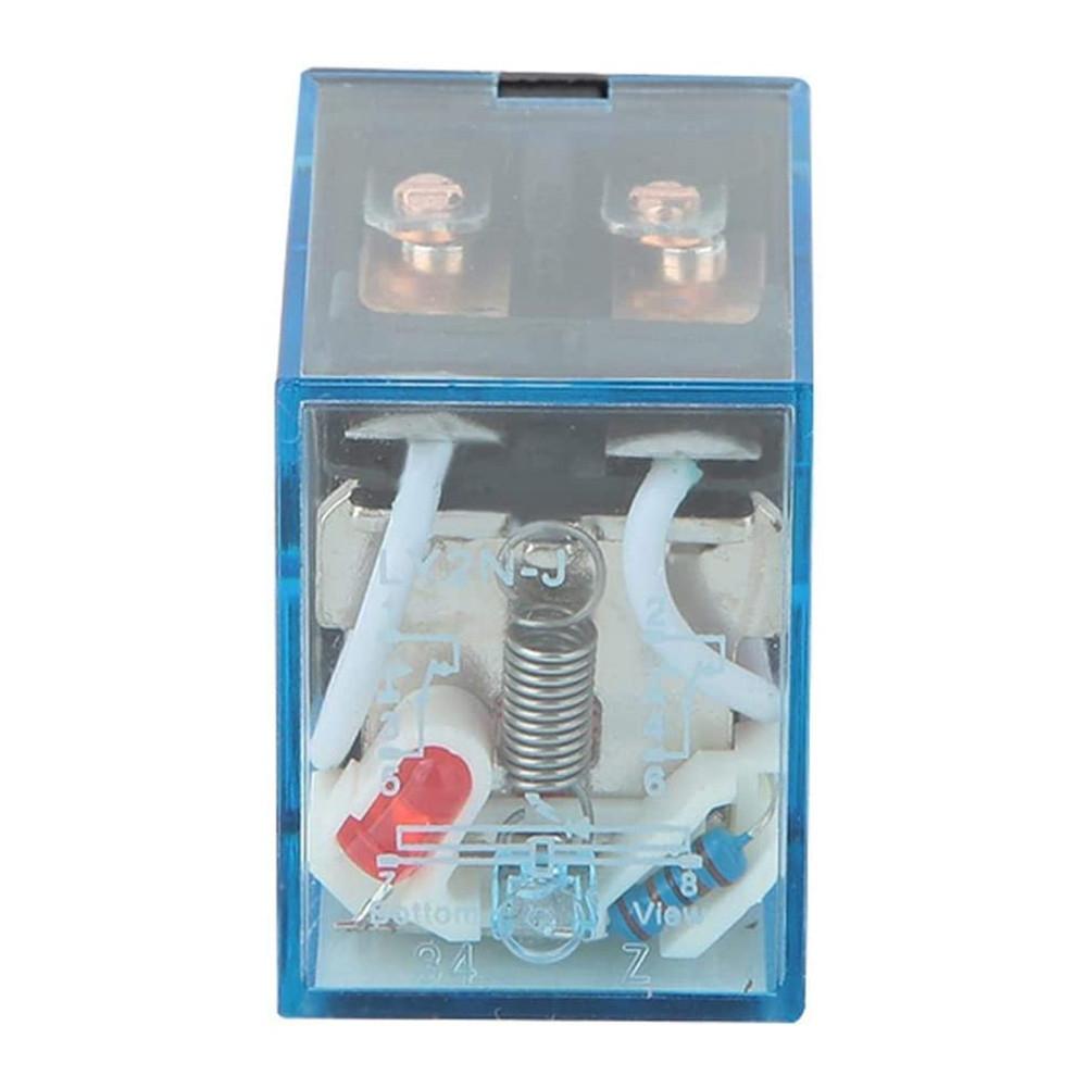 10A Spulenleistungsrelais LY2NJ+Sockelbasis DC 12V DPDT
