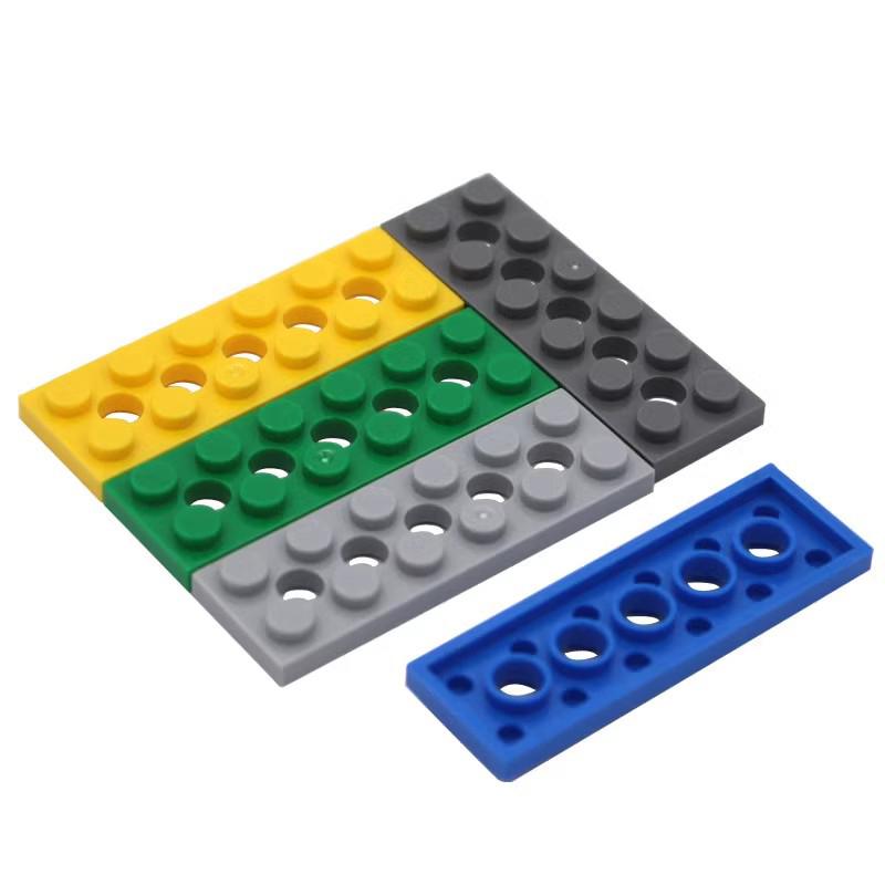 

Non-Toxic 100Pcs Moc Monta Particelle Di Mattoni 32001 Moc Plate 2X6 Con 5 Fori Building Blocks Giocattoli Educativi Creativi Fai-Da-Te Pe