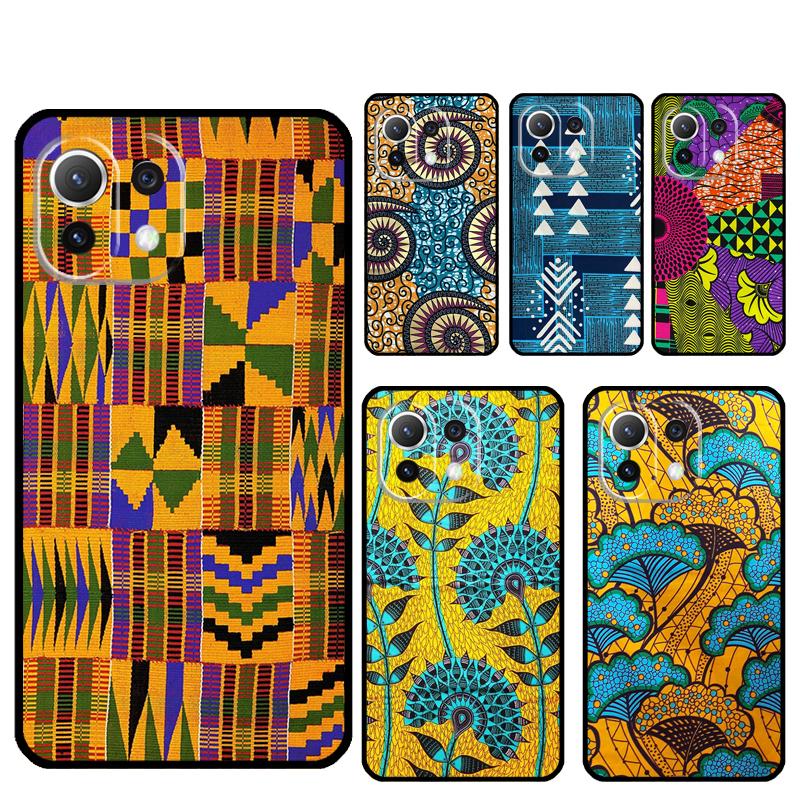 African Fabric Cover For Xiaomi 13 14 15 Ultra 11T 12T 13T 14T Pro POCO X7 Pro X3 X5 X6 M6 F5 F6 Pro Case