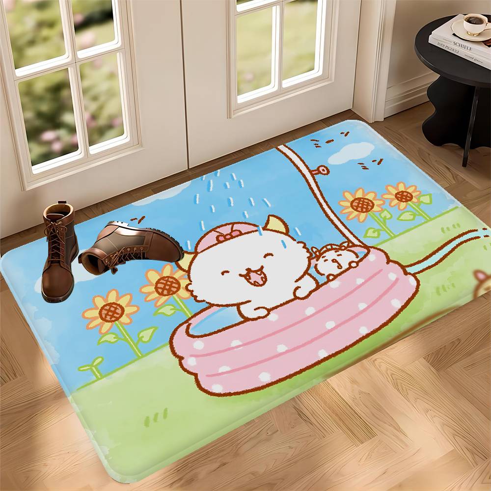 

G-Gaopowerroo Door Mat Nordic Style Bedroom Living Room Doormat Home Balcony Anti-Slip Alfombra 50x80cm