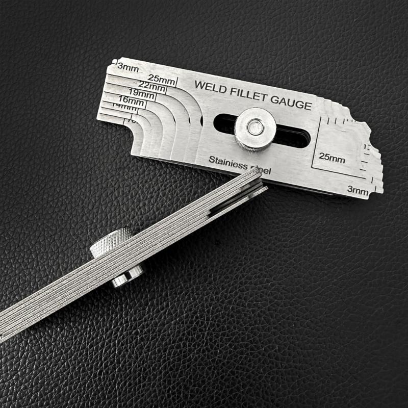 Professional Welding Calibration Tool Steel Construction Double Scale Cams Gauges for Accurate Metric Royal Readings