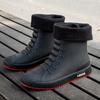 Rain Boots For Men Women Summer Casual Mid-calf Waterproof Shoes Winter Lining With Fleece Warm Anti-slip Wear-resistant Outdoor