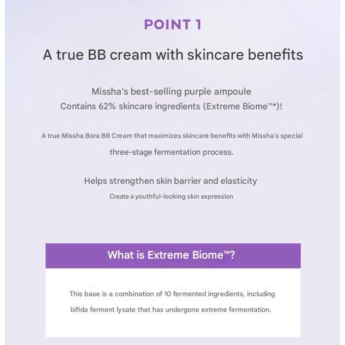 [Le Choix de Cardi B] Crème BB MISSHA M Perfect Cover Serum (20ml / 50ml) (4 possibilités)