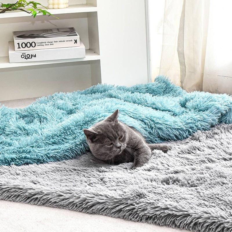 Puppy Pet Dog Cat Plush Fabric Blanket Bed Soft Fluffy Warm Throw Sofa Pad Mat