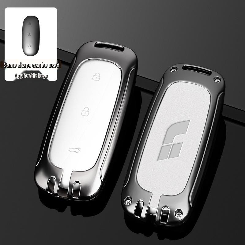 Compatible Ideal L7 Key Cover for 2023 Ideal One L8 Car, Protective Shell with Key Buckle for Men and Women