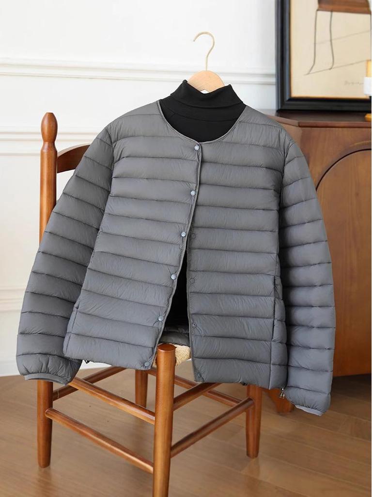 Herren Baumwolljacke ohne Kragen: Leichte, Warme, Lässige Oberbekleidung für Herbst/Winter