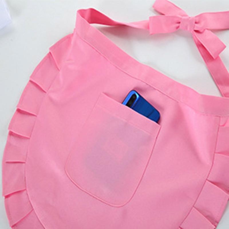 Maid Apron Waist Apron Cooking Aprons Kitchen Apron Short Half Apron Lovely Princess Apron Girls Cosplay Apron