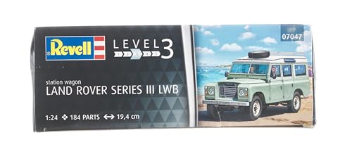 German Revell 1/24 Land Rover Series III Plastic Model 07047