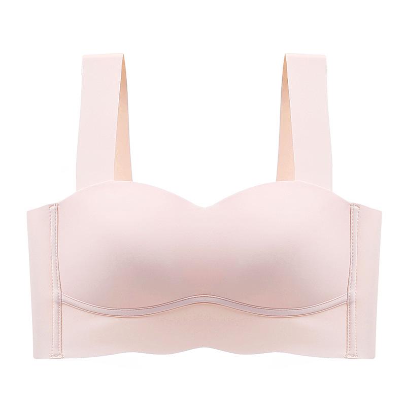 

Бесшовный спортивный бюстгальтер пуш-ап без бретелей для женщин - Минимизирующий и без косточек 36/80AB