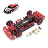 Carbon Fiber Body Chassis Frame Set 1:28 RC Model Vehicle Upgrade Parts Accessories Replacement for 284131 K969 K979 K989