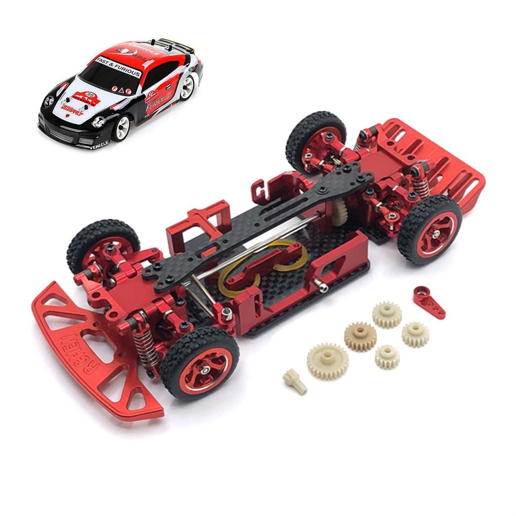 Carbon Fiber Body Chassis Frame Set 1:28 RC Model Vehicle Upgrade Parts Accessories Replacement for 284131 K969 K979 K989
