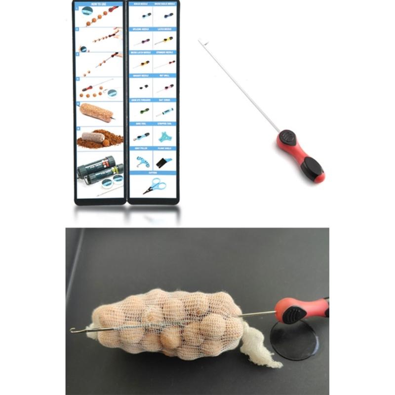 Baiting Needle Tool Baiting Drill Stringer Needle Replacement Fishing Splicing Needle Fishing Accessories