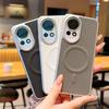 For Huawei Nova 13 13 12 Electroplated Diamond Pattern Texture Magnetic Anti-Fingerprint Shockproof Phone Case