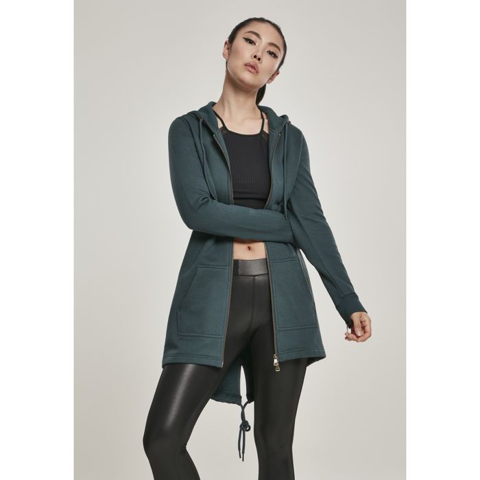 Parka Femme - Urban Classic - Sweat À Capuche - Vert Bouteille - Multisport - Confortable