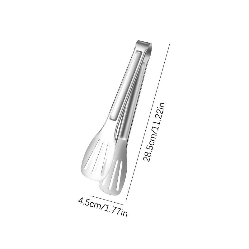 

Щипцы для еды из нержавеющей стали Щипцы для барбекю Мясной салат Стейк Зажим для сервировки еды Пинцет Длинные щипцы для приготовления барбекю Кухонная утварь 12inch