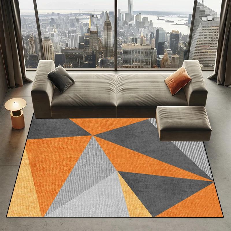 Abstract Art Lines Carpets for Living Room Europe Home Decoration Sofa Area Large Size Rugs Lounge Non-slip Washable Floor Mats