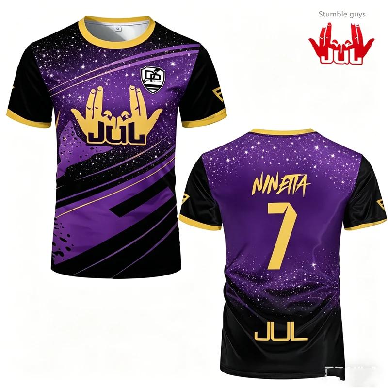 Summer Men's Gym Training 90 Minutes Series MM9 JUL Football Jersey Outdoor Sports Quick-drying Kids Boys T-shirt