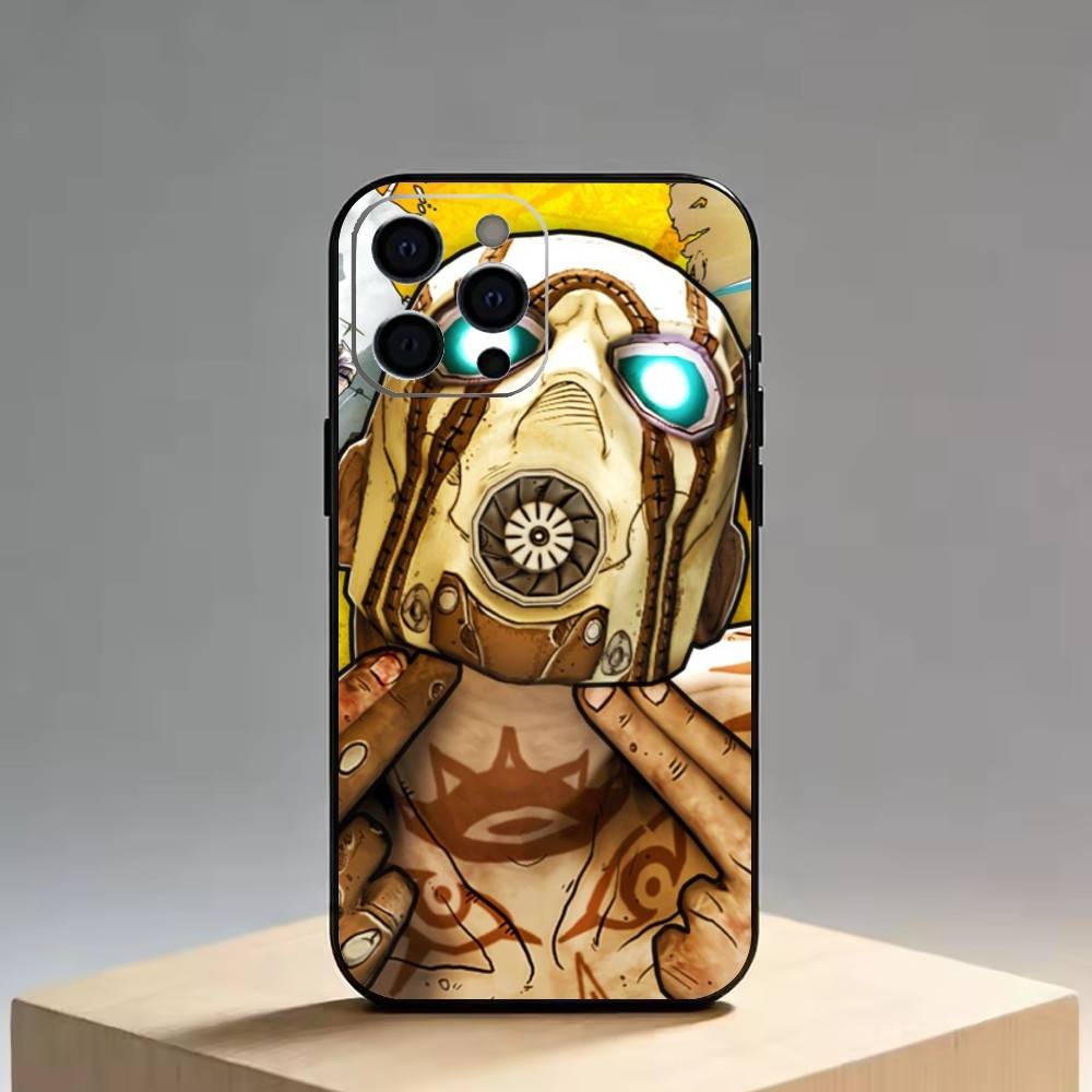 

Borderlands Phone Case For iPhone 17,16,15,14,13,12,11 Plus,Pro Max,XS,Soft Silicone Black Cover iPhone15plus