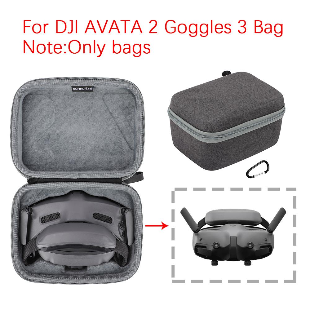 

Storage Handbag for DJI Avata 2 Goggles 3 Portable Carrying Case Shoulder Bag for DJI Avata FPV Control 2 3 Travel Bag Accessory
