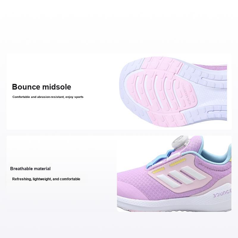 Adidas EQ21 Run Boa Bounce Прочные Дышащие Низкие Детские Беговые Кроссовки Светло-Фиолетовые Детские Беговые Кроссовки GZ4518 38⅔