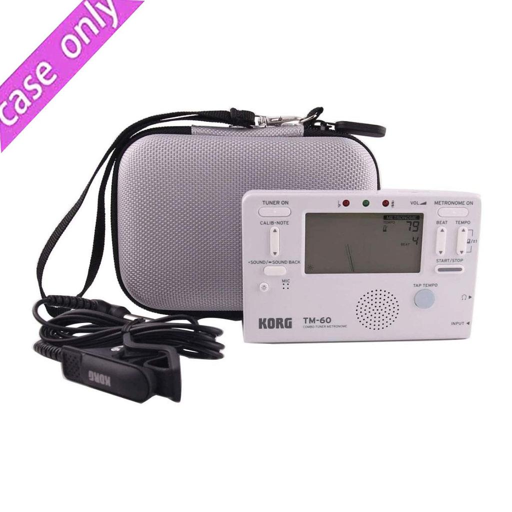 Storage Case for Yamaha TDM-710/TDM-700G/KORG TM-70/TM-60/TM-50 Tuner/Metronome -WERJIA (Gray)