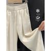Chenchenma Girls' New Chinese Style Bamboo Wide-Leg Anti-Mosquito Pants