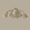 Breathable Baby Braid Wig Hat Windproof Newborn Headgear Fashion Kids Knitted Hat  Winter