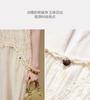 French embroidered patchwork sleeveless dress