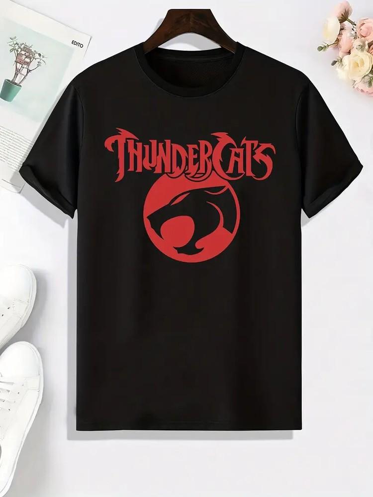 Thundercats TShirt Retro 80s Cartoon Logo Tee UnisexS Vintage Hero Gift Top