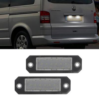 2Pcs Sem Erros Branco LED Luz de Placa de Licença Lâmpada de Placa para VW Transporter T5 2003-2015 T6 para Caddy 2004-2017