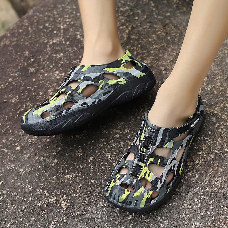 Fashion Summer Platform EVA Sandals Utralight Outdoor Non-slip Thick Soles Men Sandals Comfortable Soft Men Beach Shoes Zapatos Hombre