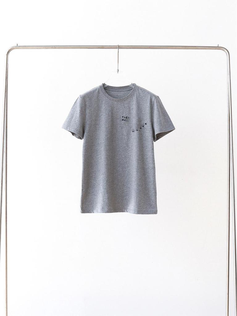 Women's Cotton Cat Head Embroidered Short Sleeve T-Shirt - Trendy Early Spring 2026 Arrival