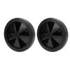 2PCS 6 Inch Universal Wheels 12 Holes Rubber Wheel Air Compressor Replacement Part 150mm Diameter