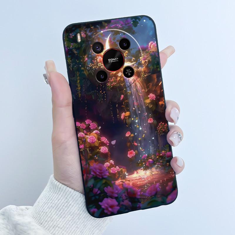 Case For ZTE Blade V70 Max / Nubia V70 Max Phone Case Black Soft Silicone Shockproof Cover Luxury Cute Love Rabbit Funny Casing