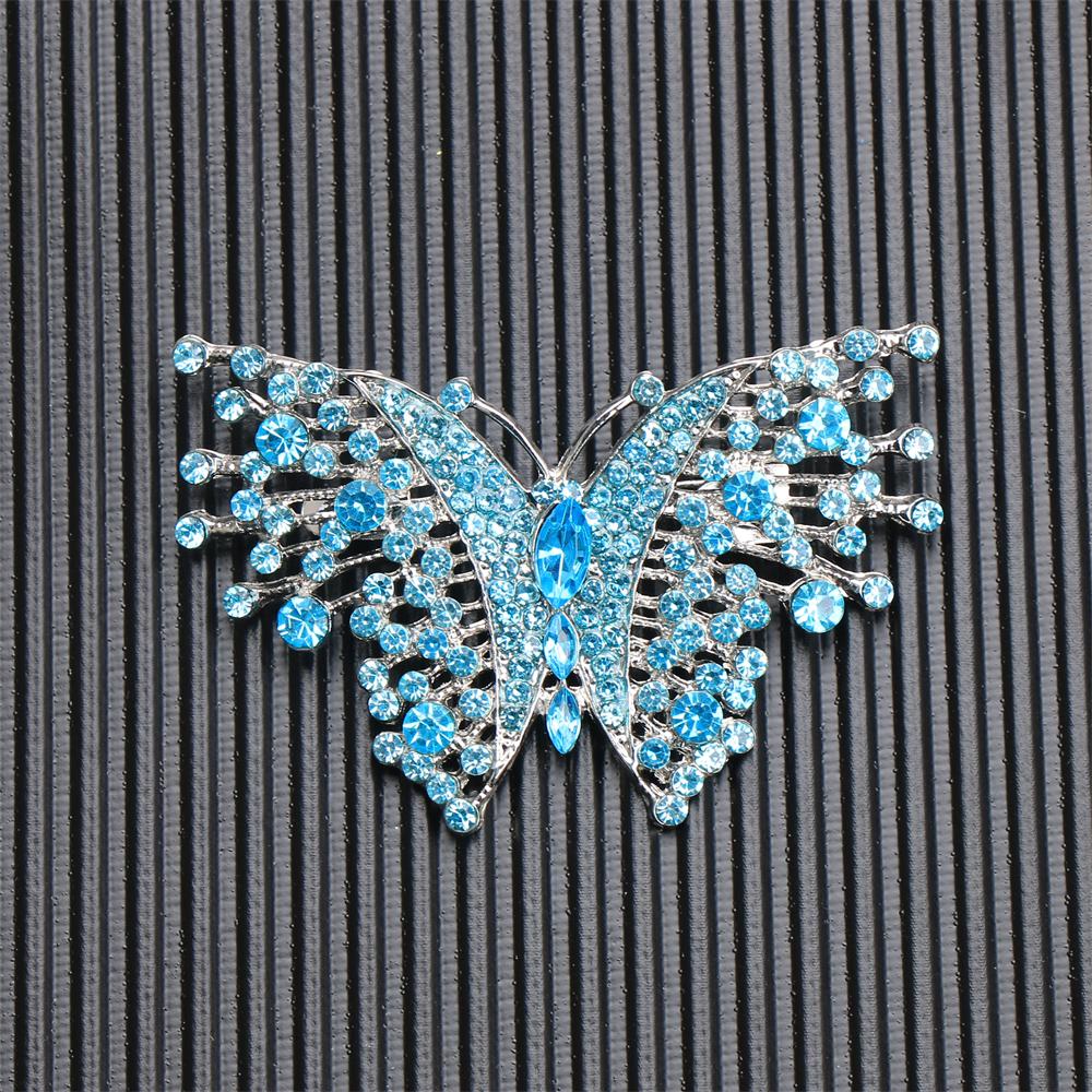 SKEDS Rhinestone Crystal Large Dragonfly Brooch Fashion Retro Insect Pin Coat Accessory for Women and Men Good Gift
