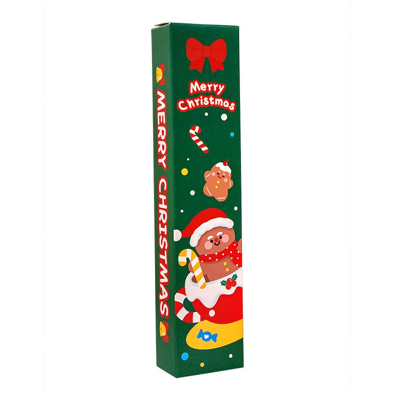 Hangsu Christmas Blind Box: 5-Piece Neutral Pen Stationery Set - Cute Surprise Gift for Students