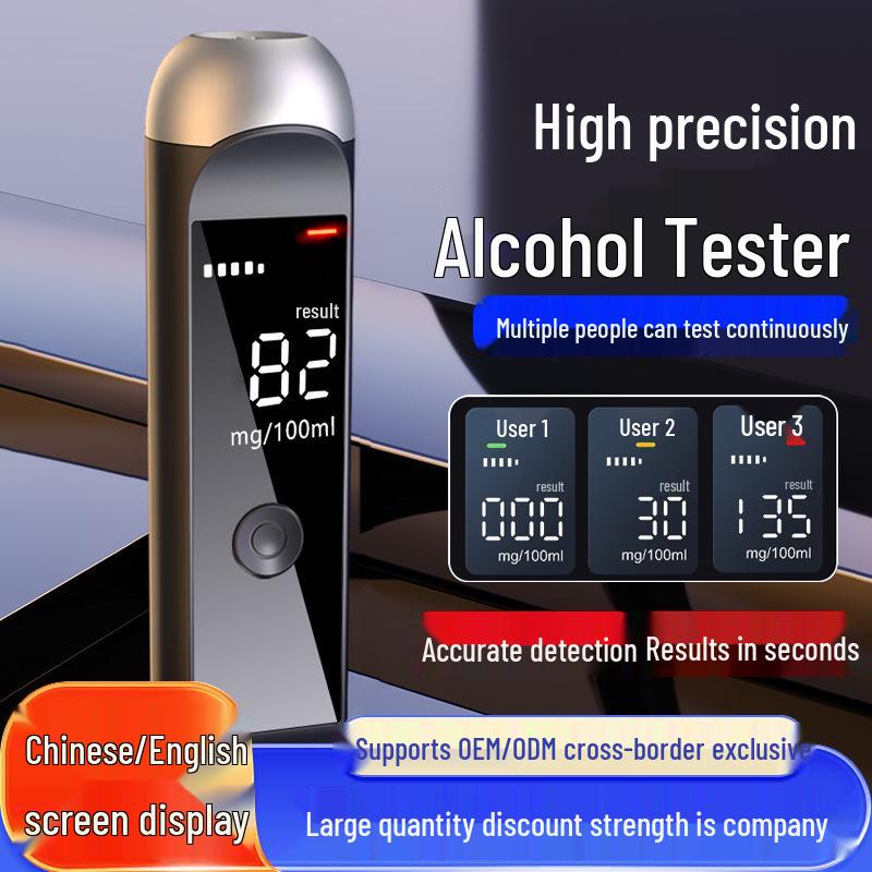 High-Precision Breathalyzer Alcohol Tester for Drunk Driving Detection