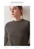 Lekasha Cashmere Brushed Knit Sweater - Half-High Neck Base Layer for Autumn/Winter