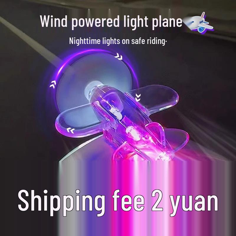 Colorful LED Wind-Powered Car and Motorcycle Ornaments