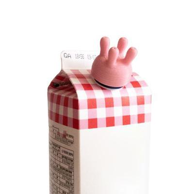 Ev Mutfakları İçin Komik İnek Memesi Süt Şişesi Dökücü Kapakları 2'li Paket Süt Kutusu Yönlendirici Kapaklar Saklama Aksesuarları